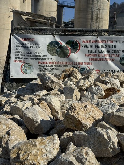 Inchiriez miniexcavator 3,5t transpor marfa 3,6,9m piatra nisip pamant