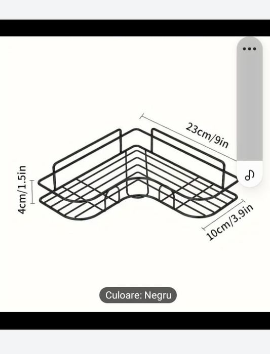 Raft colț baie/bucătărie