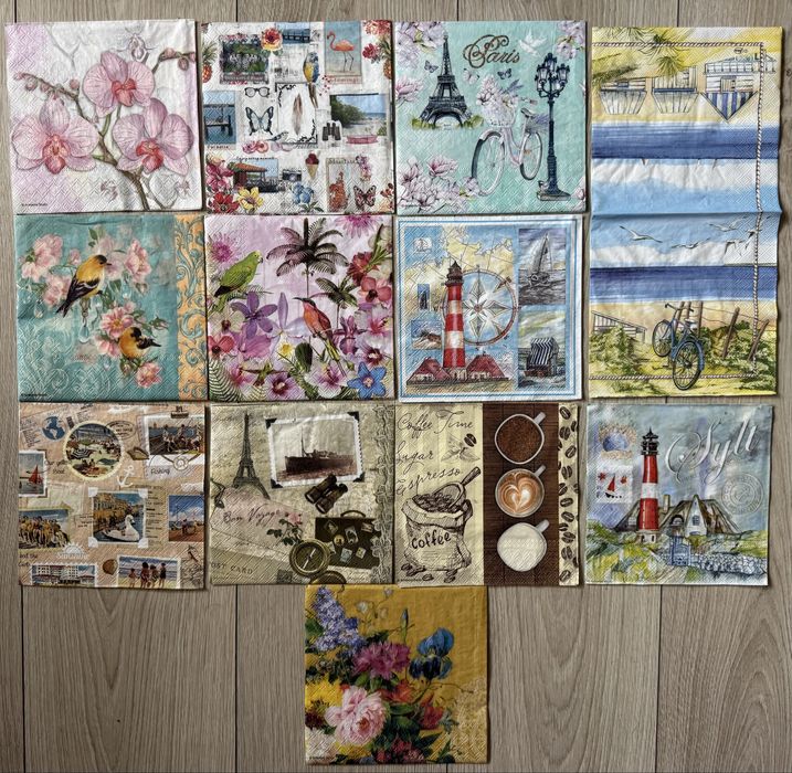 Салфетки за колекция и декупаж. НОВИ МОДЕЛИ