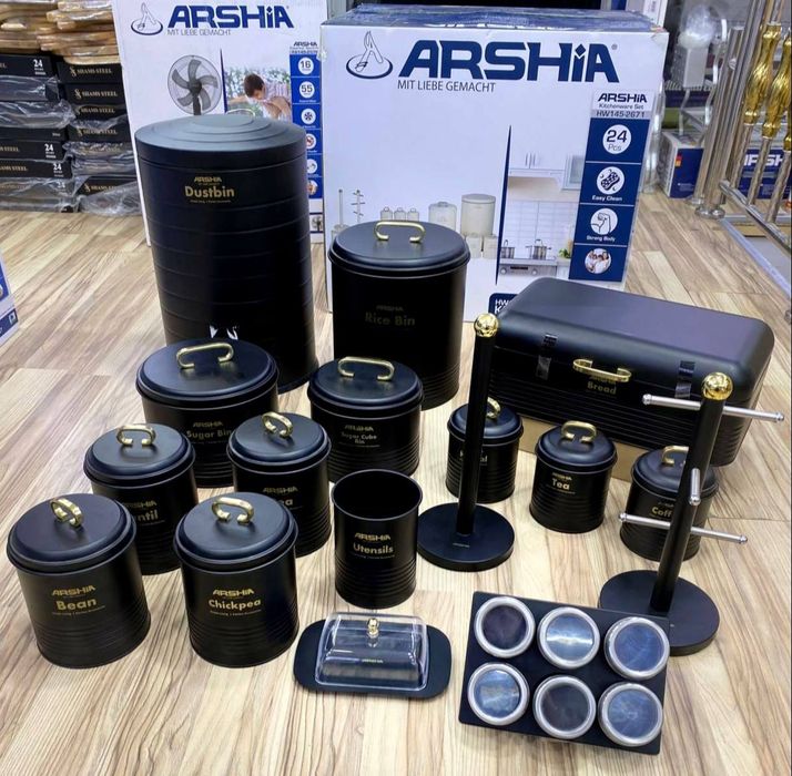 Кухонный набор контейнеров Arshia Premium 24 предмета