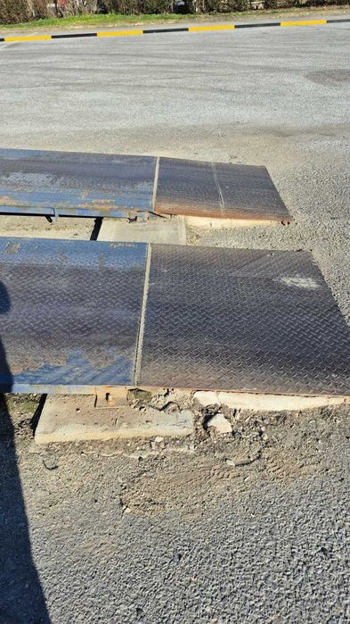 Remat Alba vinde cantar auto 60 tone cu structura metalica