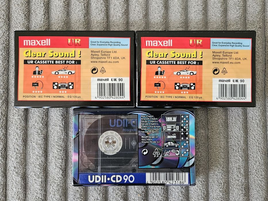 3 Casete  Audio Maxell UR UDII UK
