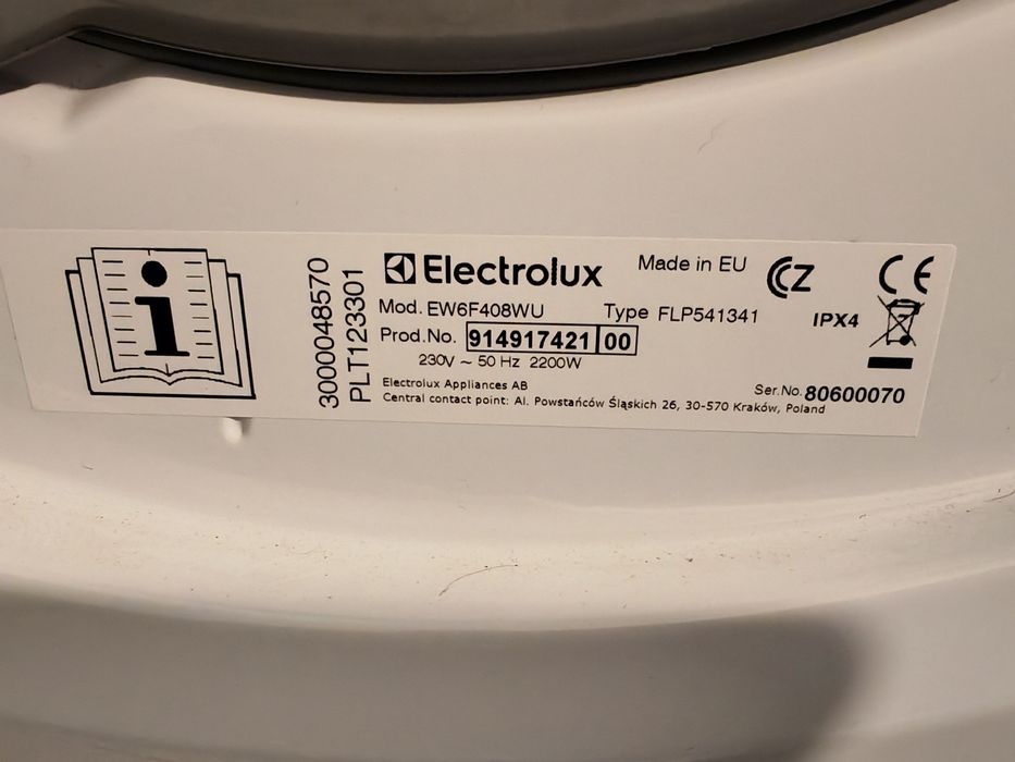 Перална Electrolux 8kg