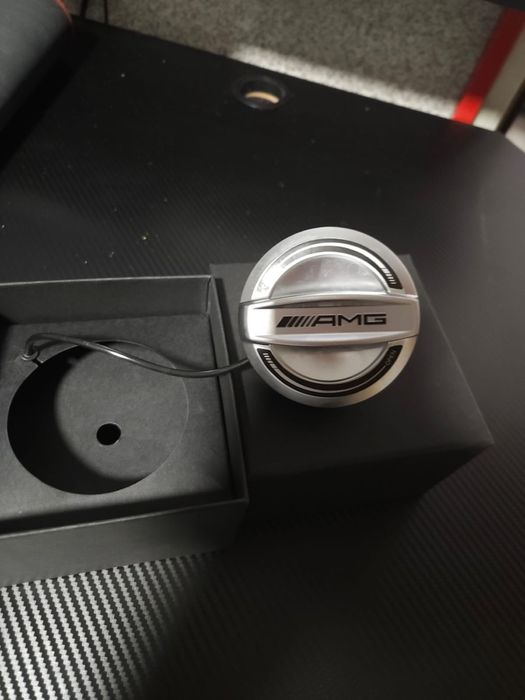 Buson combustibil original Mercedes-Benz AMG, aluminiu look