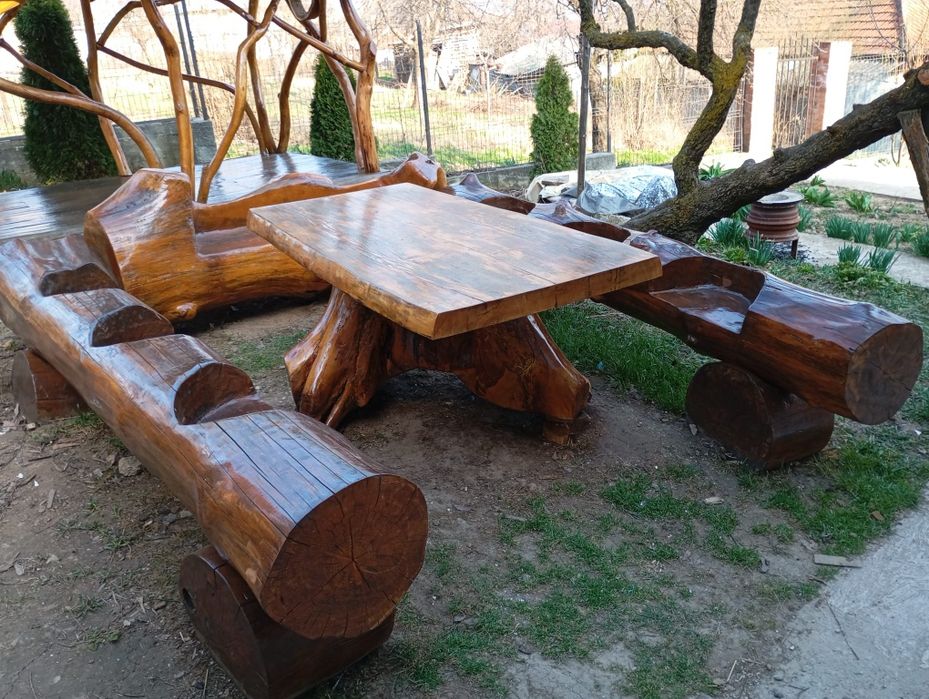 Masa și bănci, set