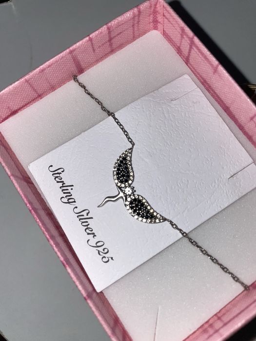 Сребърно Колие с феникс