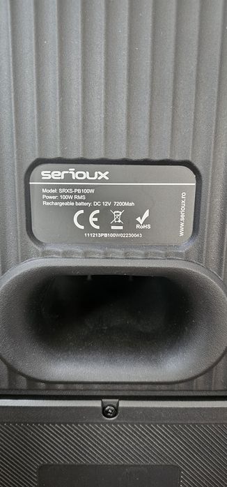 Boxa portabila SERIOUX