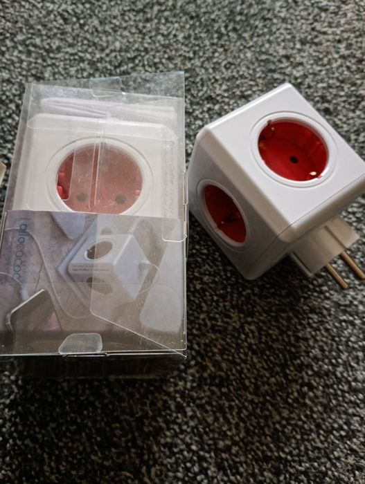 Priza/prelungitor încărcător PowerCube Allocacoc 1202RD Original, 2xUS