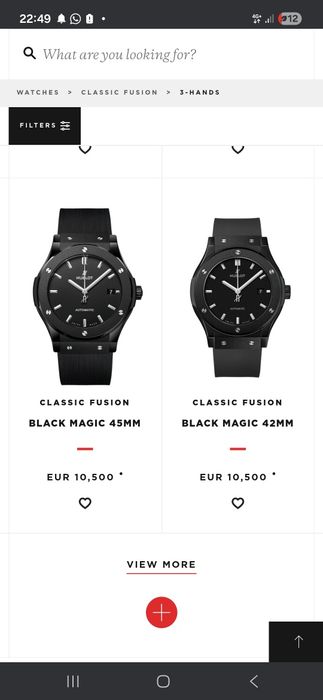 Vand Ceas Hublot Black Magic