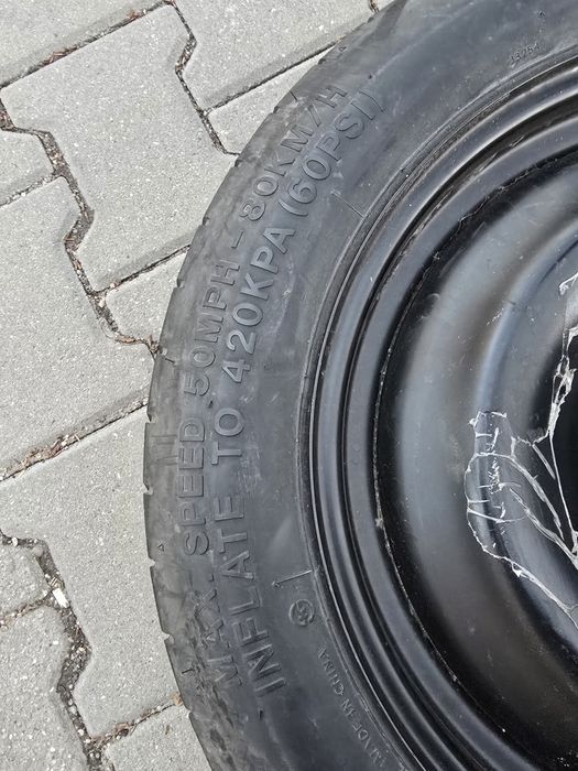 Roata rezerva slim 5x112 T125/85/R16
