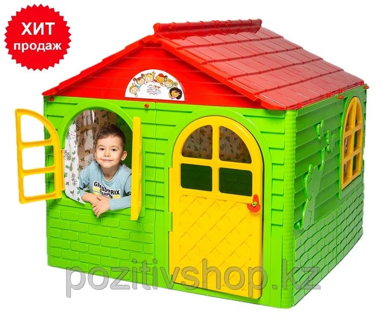 Детский домик со шторками.