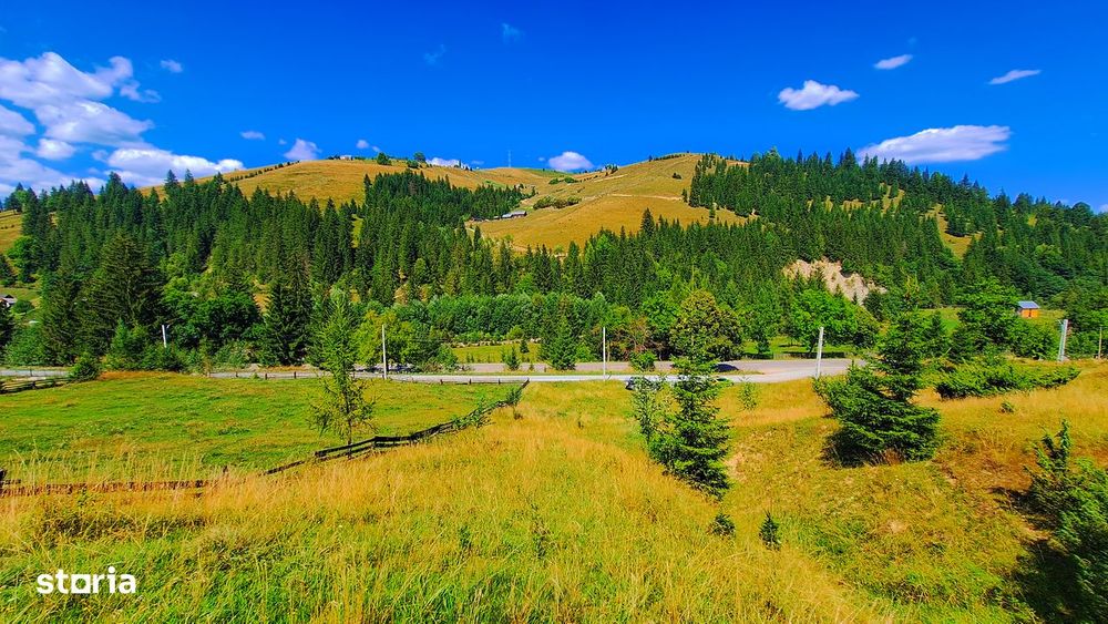 TEREN INTRAVILAN 2000 mp – 32 m la drum – Acces DN17A, BUCOVINA!