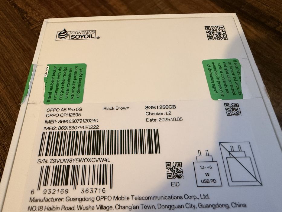 Telefon Oppo A5 PRO nou, in cutie