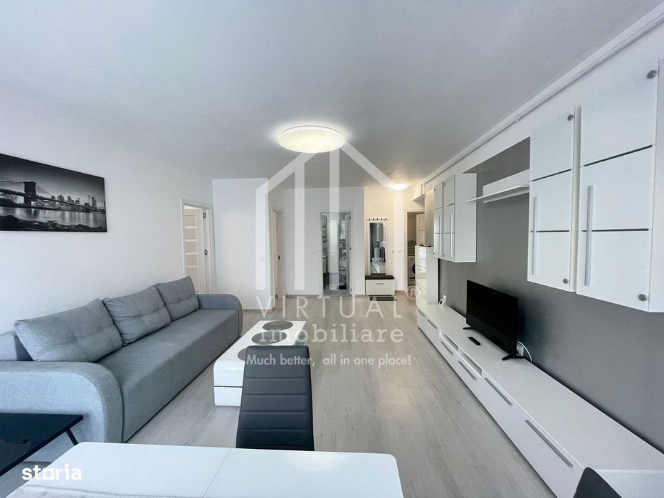 Apartament cu 3 camere, 2 balcoane,2 bai, loc de parcare-Doamna Stanca