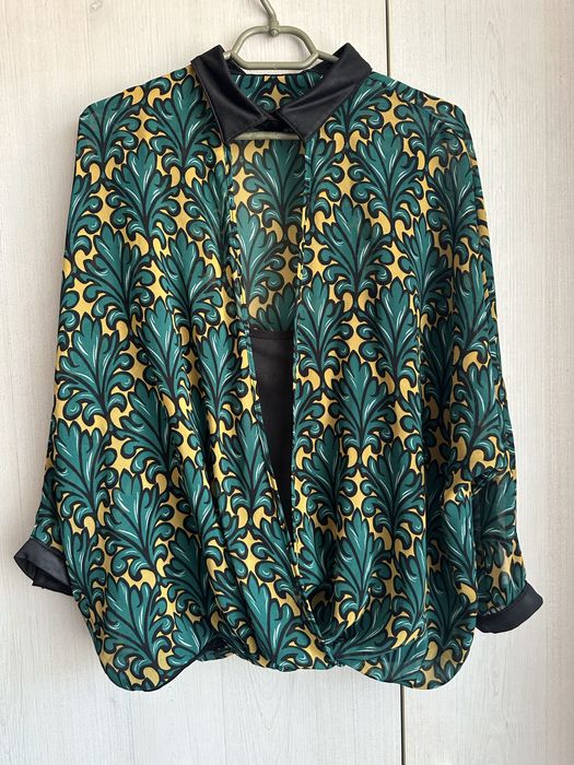 Дамски Ризи с кожени детайли