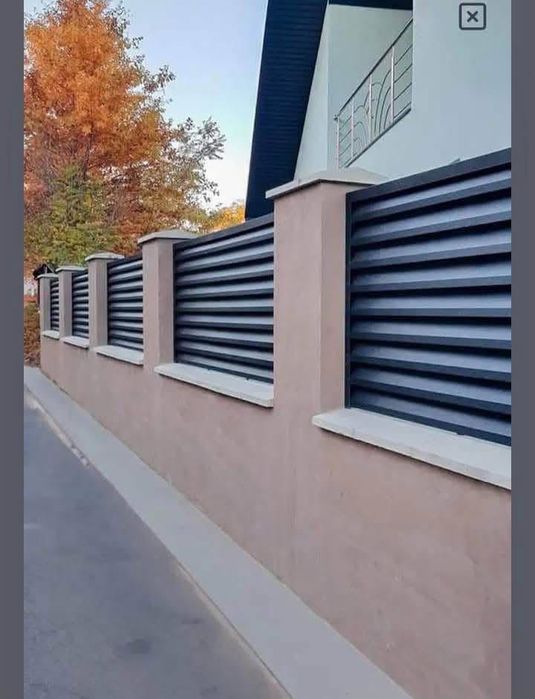 Метални огради тип щора ламелни огради