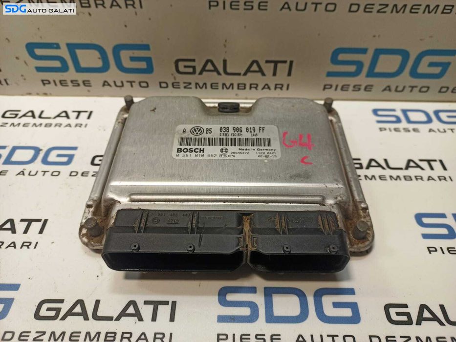 ECU Calculator Motor Volkswagen Bora ATD 1998 - 2006 Cod 038906019FF 0281010662 [L0091]
