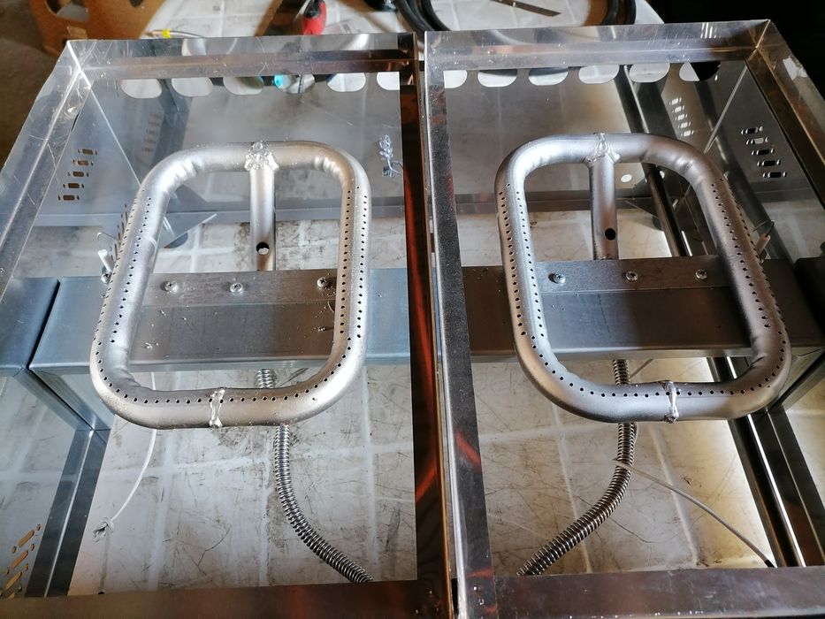 Газова скара двулицева  1-на и 2-на плоча-дюнер обурудване