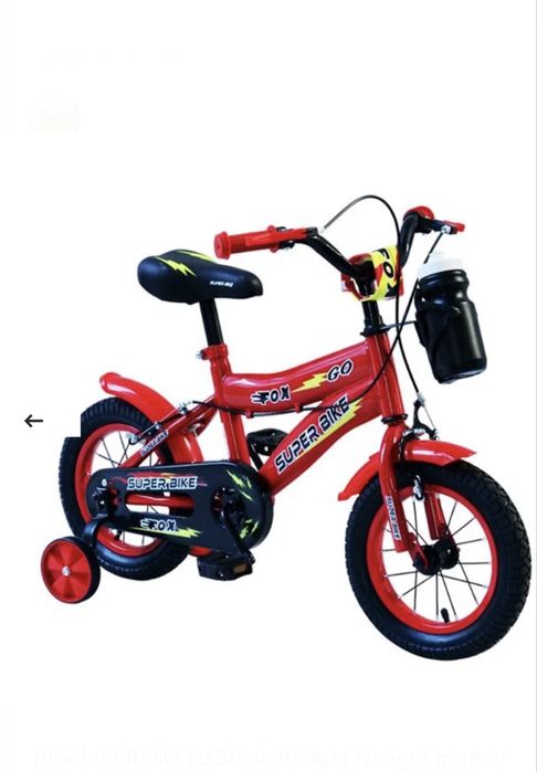 Bicicleta 3- 5 ani rosie