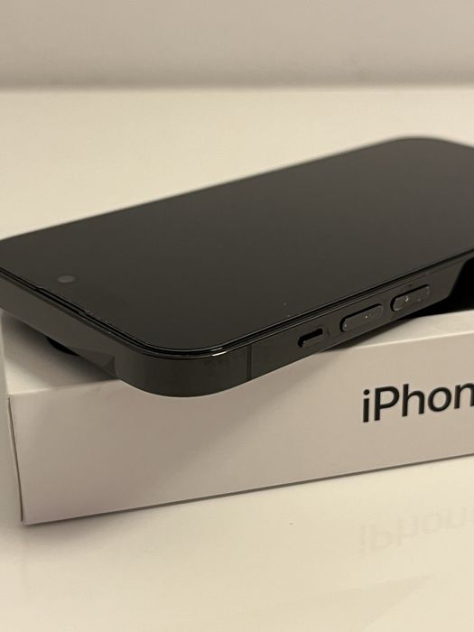 Iphone 14 Pro Black 128GB 85% BH E Sim Пълен комплект кейс и протектор