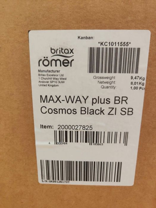 Scaun auto Britax Romer Max way plus BR