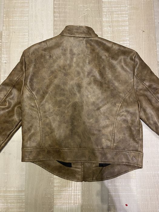 Стилно Кафяво яке от Croop