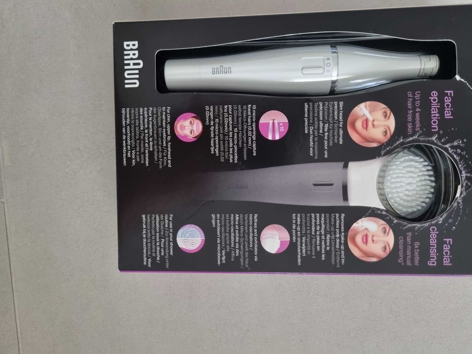 VÂND BRAUN FACE – Epilator facial + perie curatare faciala