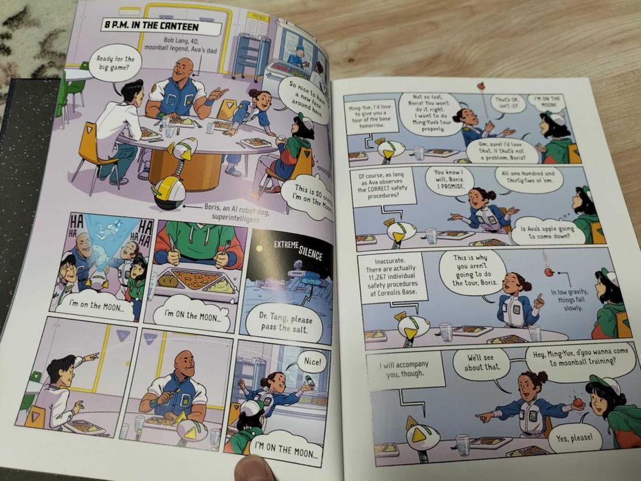 carte Usborne 24 Hours on the Moon