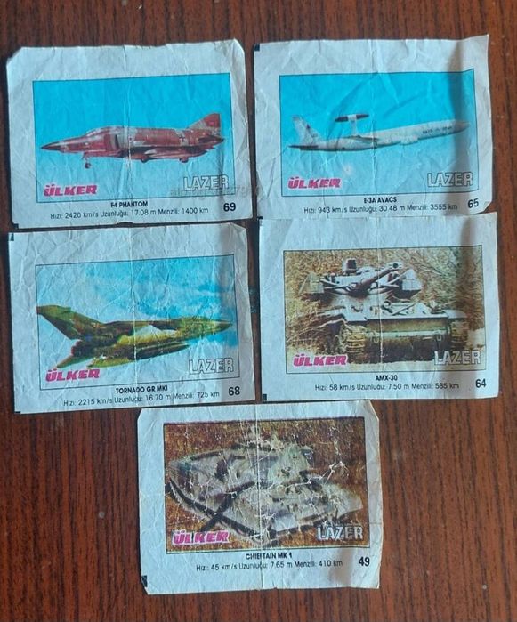 Продавам  картинки би биб/bi bib , bomby bom, turbo, ulker и др.