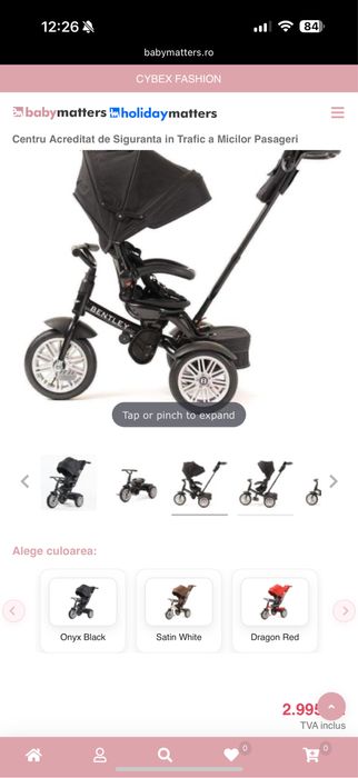 Tricicleta copii bentley