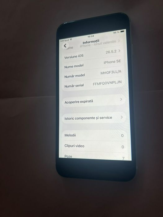 Iphone SE 2020 de 64 GB Alb
