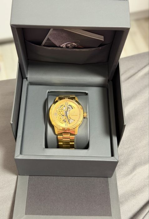 Seizmont Dante II | Златист часовник с видим механизъм