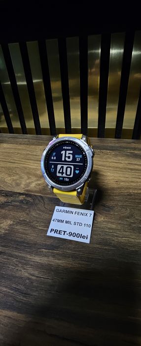 Garmin Fenix 7 Standard 47mm | Rezistenta Militara MIL-STD-810