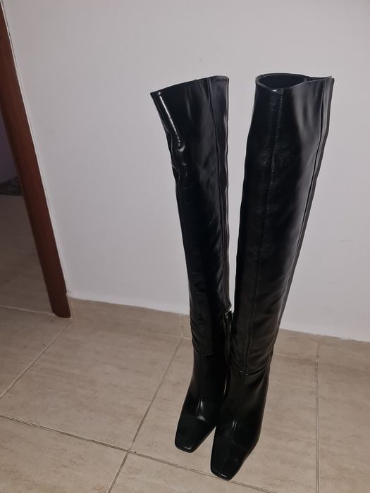 Cizme Peste Genunchi Dama Zara