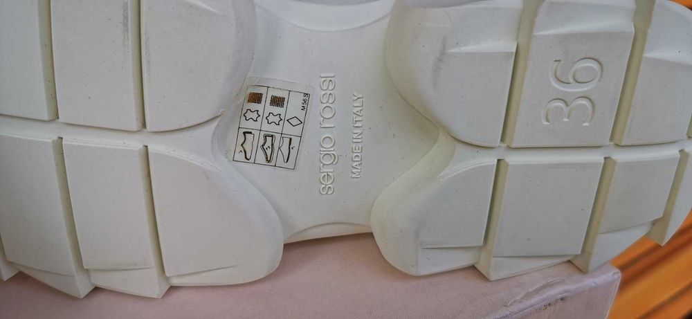 Oригинални дамски маратонки с кожа и неопрен SERGIO ROSSI - 36 номер