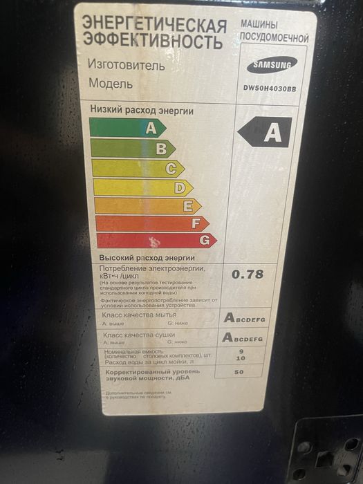 Посудомойка SAMSUNG б/у
