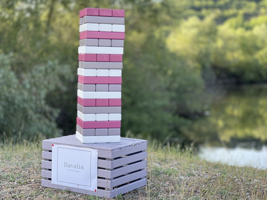 DAVALIN EVENTS | joc pentru inchiriat | GIANT JENGA
