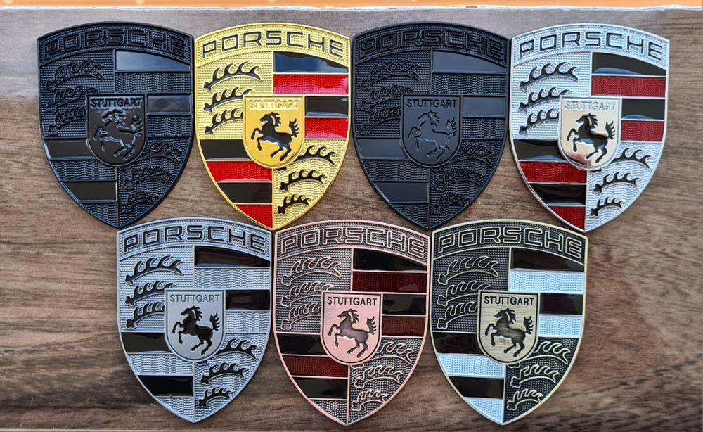 Емблема Porsche Порше Panamera Cayenne Macan Cayman  GTS Turbo 911 S 4