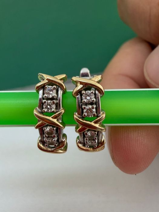 Серьги с бриллиантами