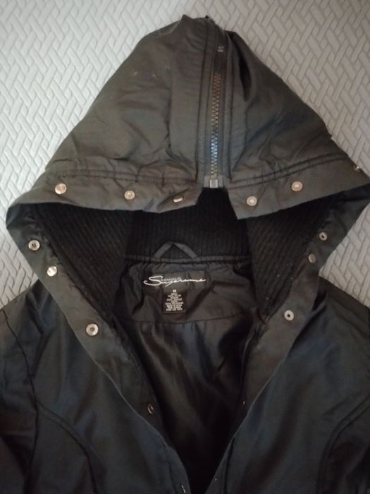 Дълго яке с яка-качулка KENVELO