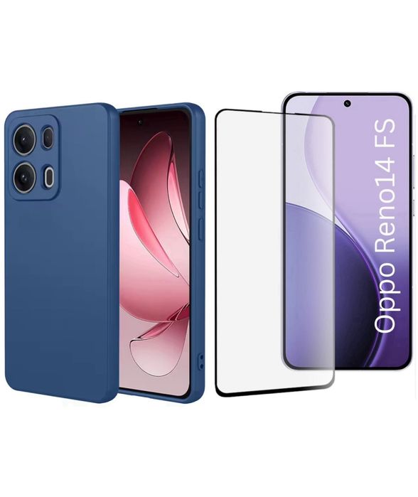 Oppo 15F 14F 14FS A5 5G A5 PRO Husa Liquid Case  + Folie Sticla Full Cover