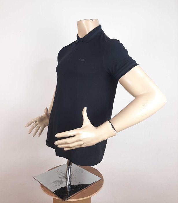 Hugo Boss Pio 1 - Оригинална мъжка тениска с яка размер S