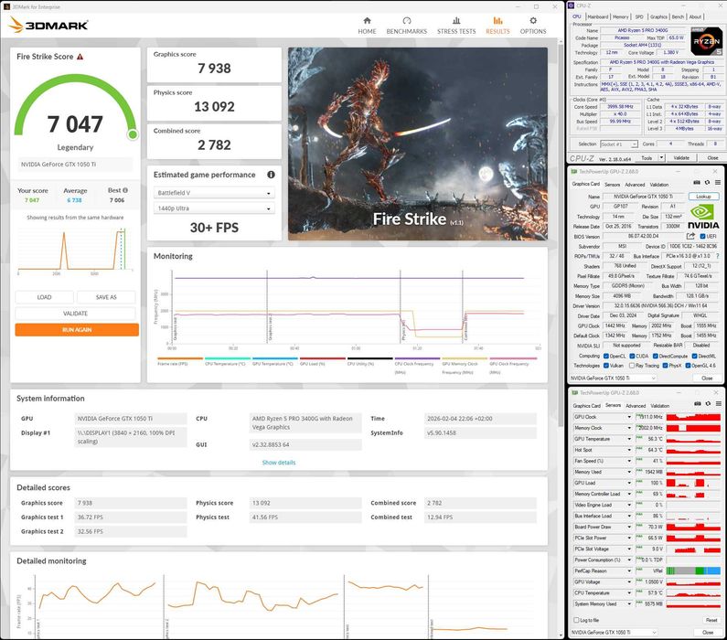 Folosita GTX 1050 Ti AERO ITX OCV1 4GB GDDR5 fara alimentare pcie