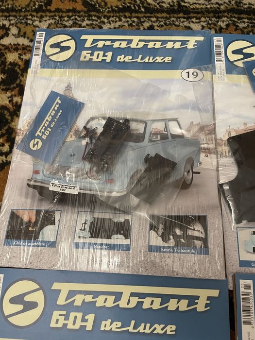 Pachet Nr. 19/20/22/23 la macheta Trabant 601 - Hachette scara 1/8