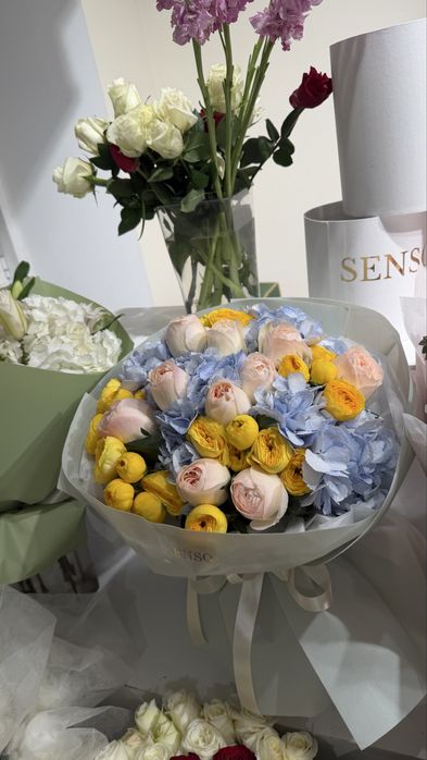 Евро букеты все свежие с витрины