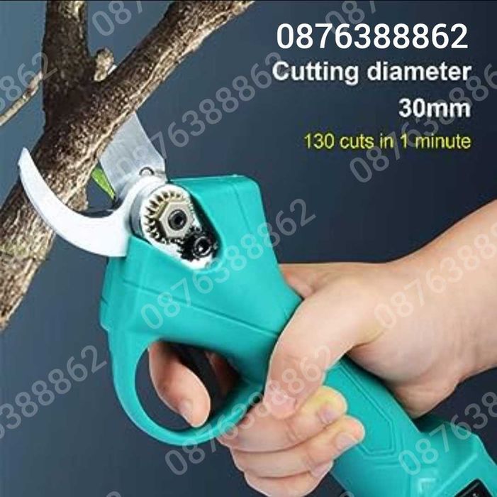 ПРОМО! Безжична Акумулаторна Ножица за Рязане на Клони 48V