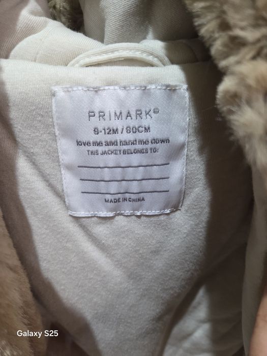 Пухено Елече Primark  9-12 м.