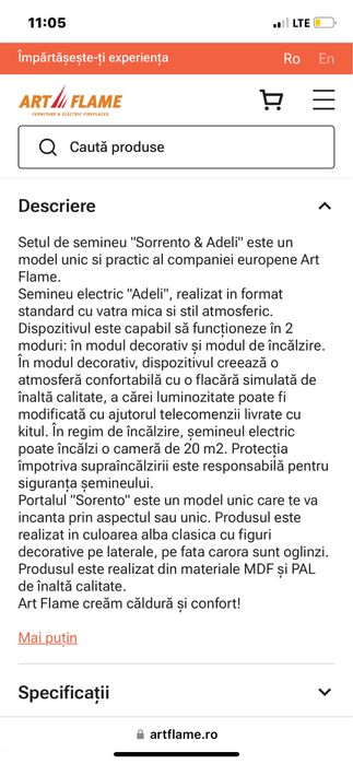 Semineu electric sigilat