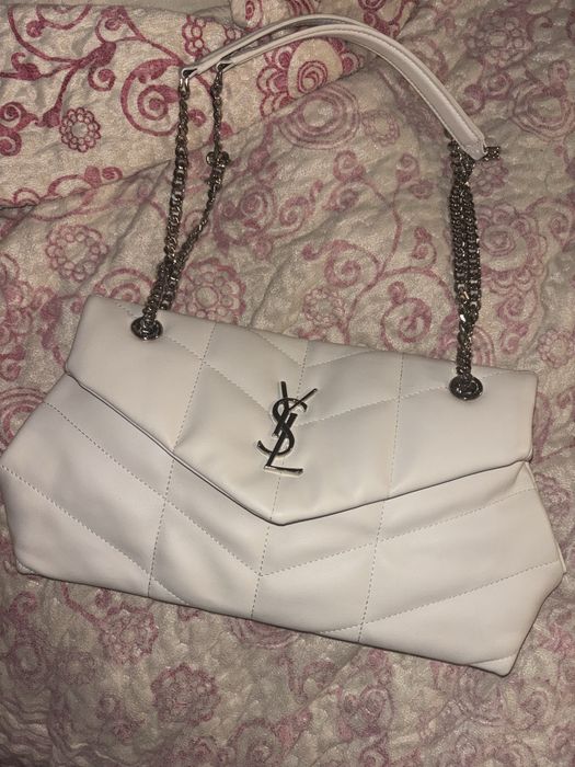 сумка yves saint laurent оригинал белая