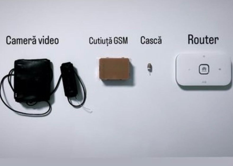 Camera video de copiat,pachet complet casca copiat